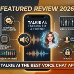 Talkie AI Review 2026 voice chat mobile app features featured image for TechTube