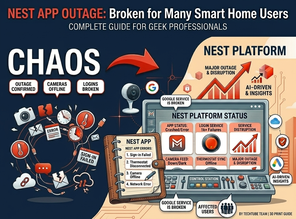 The Nest App Currently Down Right Now, App Is Broken for Many Smart Home Users
