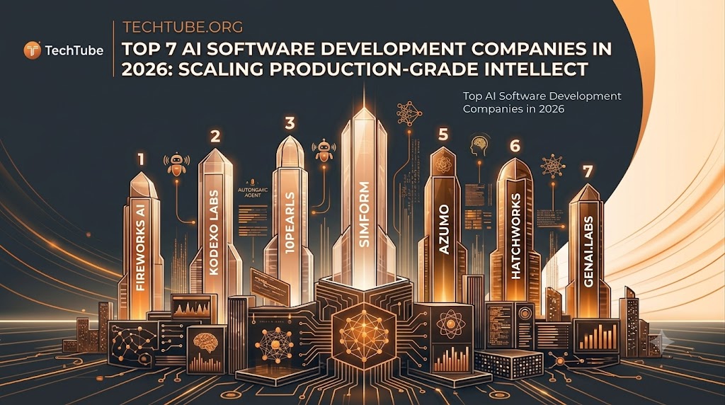 Top AI software development companies in 2026 featured image for TechTube
